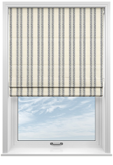 Noble Stripe, Hudds - Roman Blind